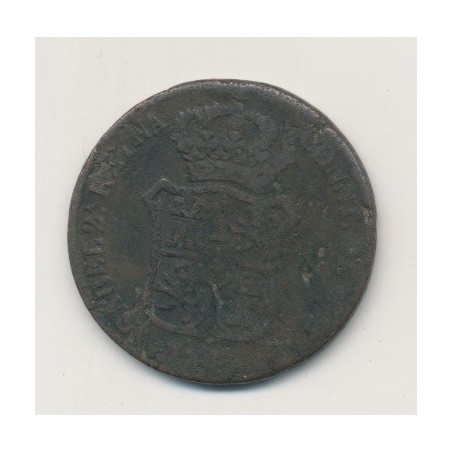 Espagne - 3 Quartos 1843 - Catalogne