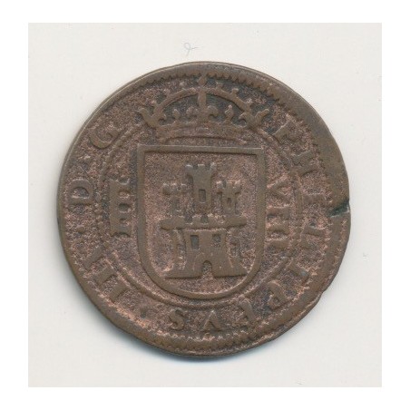 Espagne - 8 Maravédis 1617 - Segovia - Philippe III