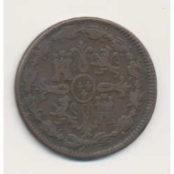 Espagne - 8 Maravédis 1820 - Ferdinand VII 2