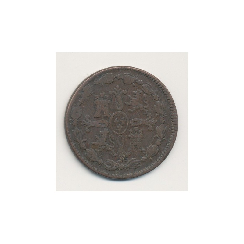 Espagne - 8 Maravédis 1820 - Ferdinand VII