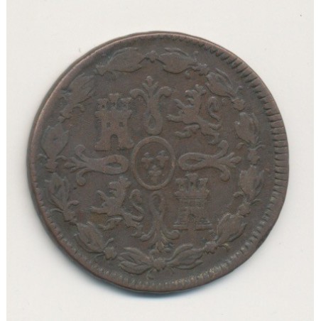 Espagne - 8 Maravédis 1820 - Ferdinand VII