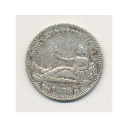 Espagne - 1 Peseta 1869