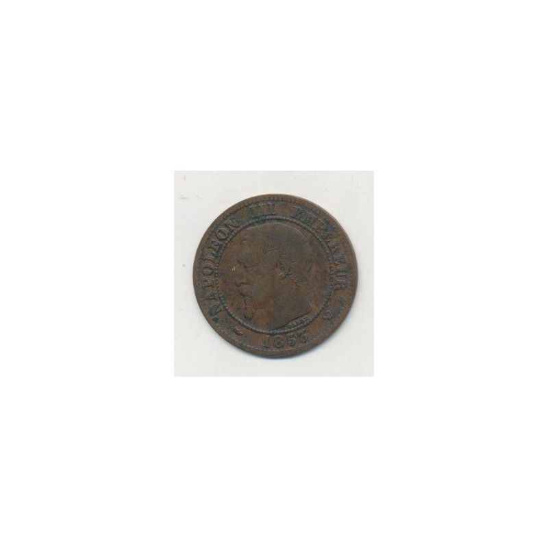 2 centimes Napoléon III - 1853 W Lille - Tête nue