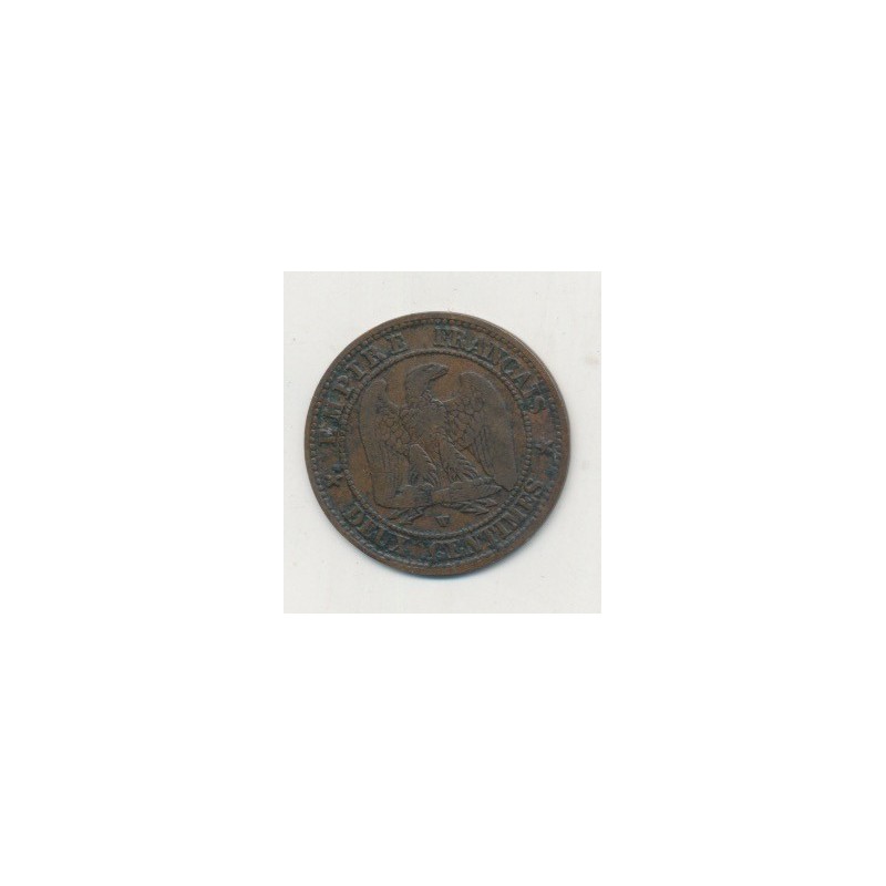2 centimes Napoléon III - 1853 W Lille - Tête nue