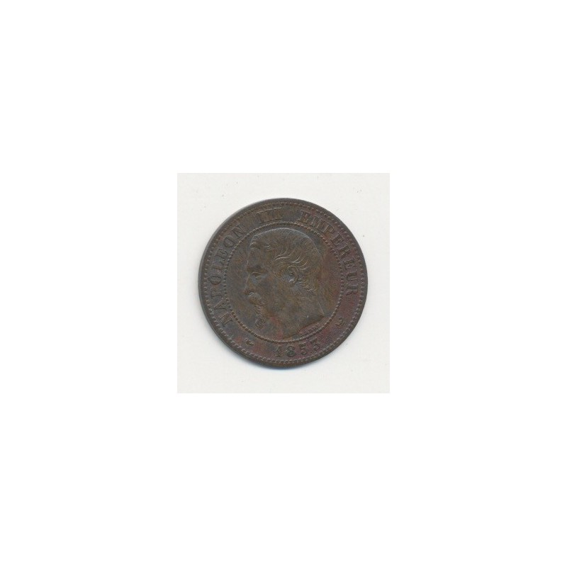2 centimes Napoléon III - 1853 W Lille - Tête nue