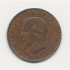 2 centimes Napoléon III - 1854 BB Strasbourg - Tête nue