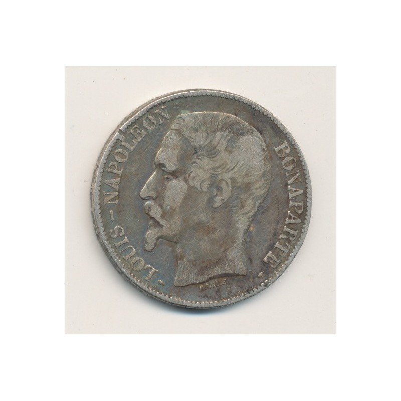 5 Francs Louis Napoléon Bonaparte - 1852 A Paris