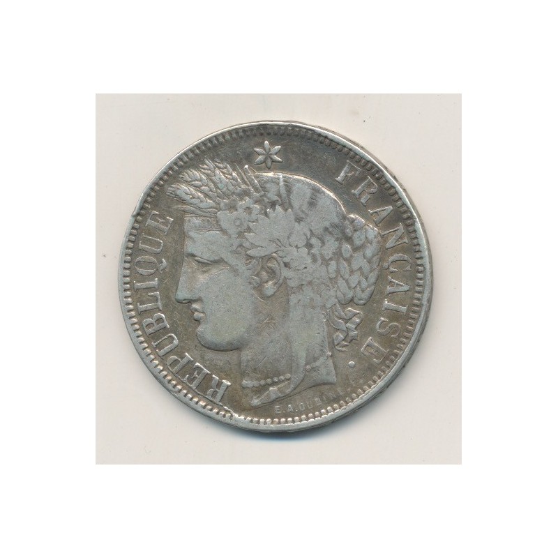 5 Francs Cérès - 1870 K Bordeaux - sans légende