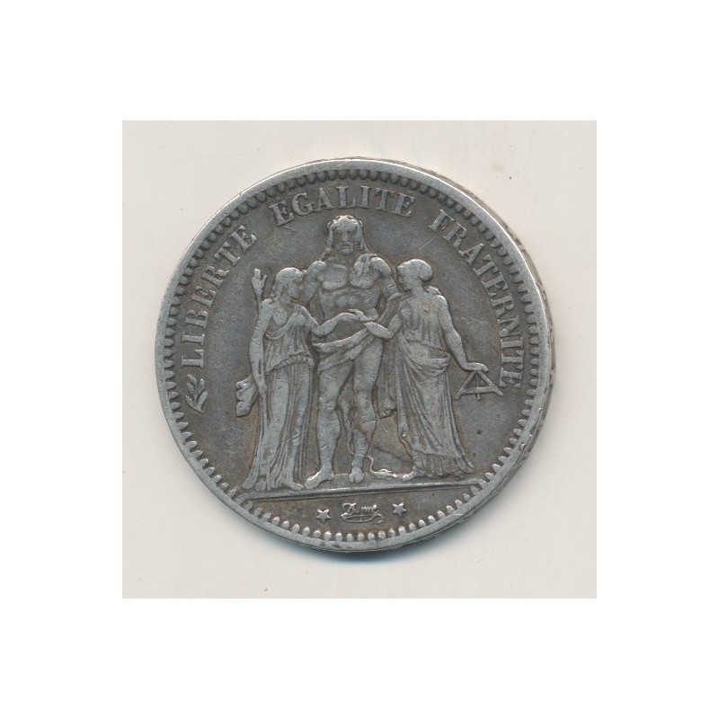 5 Francs Hercule - 1871 K Bordeaux