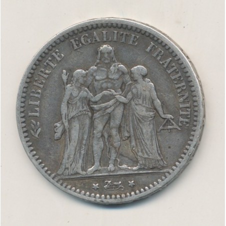 5 Francs Hercule - 1871 K Bordeaux