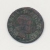 Charles II de gonzague - Denier 1653 - Ardennes
