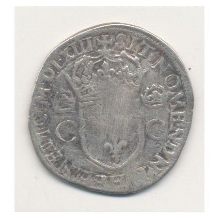 Charles IX - Teston - 1563 H La Rochelle
