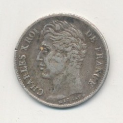 1/2 Franc Charles X - 1829 H La Rochelle