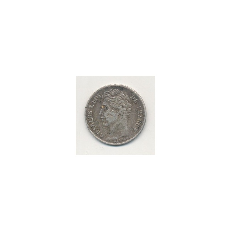 1/2 Franc Charles X - 1829 H La Rochelle
