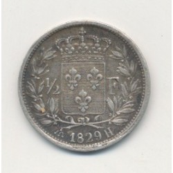 1/2 Franc Charles X - 1829 H La Rochelle 2