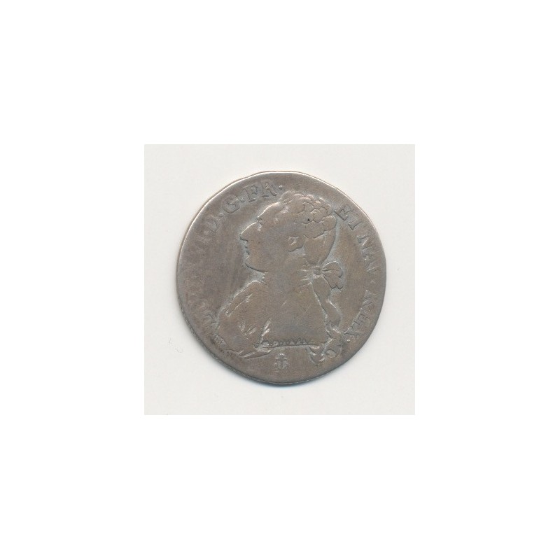 Louis XVI - 1/5 écu - 1788 H La Rochelle