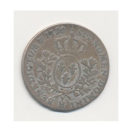 Louis XVI - 1/5 écu - 1788 H La Rochelle