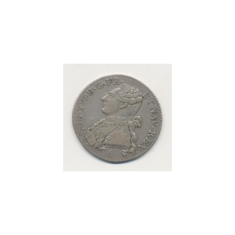 Louis XVI - 1/5 écu - 1788 H La Rochelle