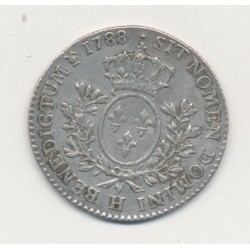 Louis XVI - 1/5 écu - 1788 H La Rochelle 2