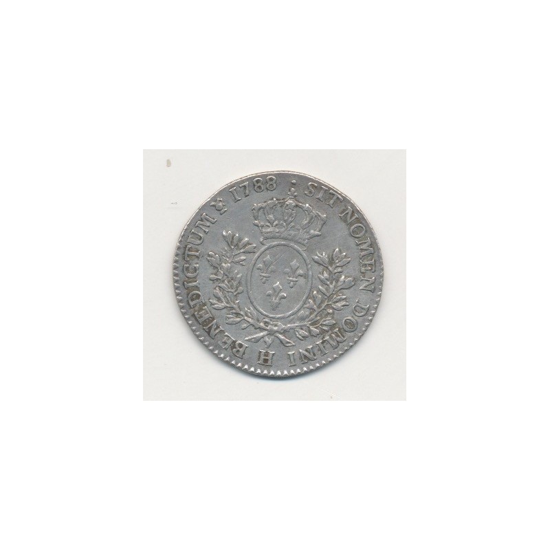 Louis XVI - 1/5 écu - 1788 H La Rochelle