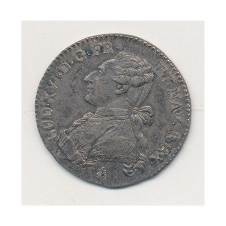 Louis XVI - 1/5 écu - 1788 H La Rochelle