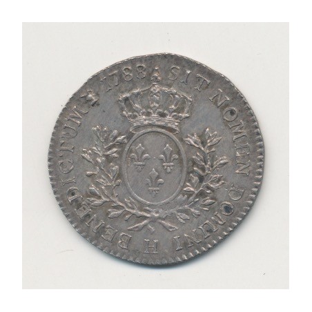Louis XVI - 1/5 écu - 1788 H La Rochelle