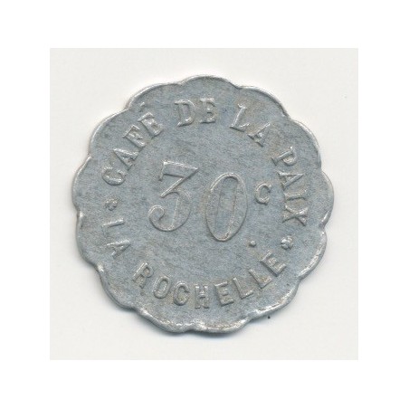 Dept17 - La Rochelle - 30 centimes - café de la paix 
