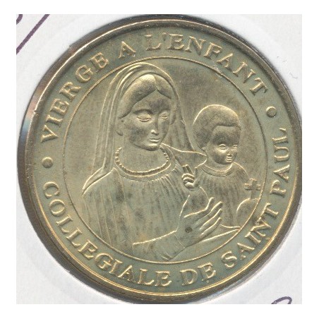 Dept06 - collegiale de st paul N°2 - vierge à l'enfant - 2005 B