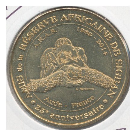 Dept11 - Réserve africaine Sigean N°19 - la tortue ARAS - 2014