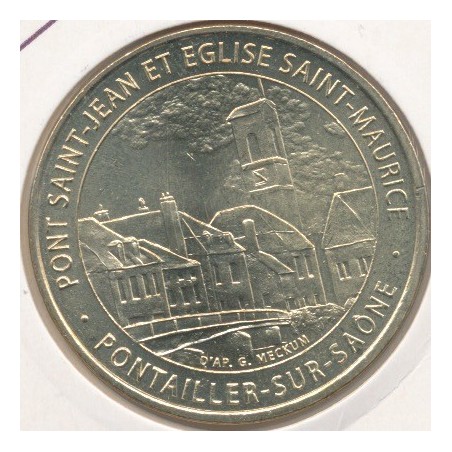 Dept21 - pont st jean et église st maurice - 2011 - Pontailler sur saone