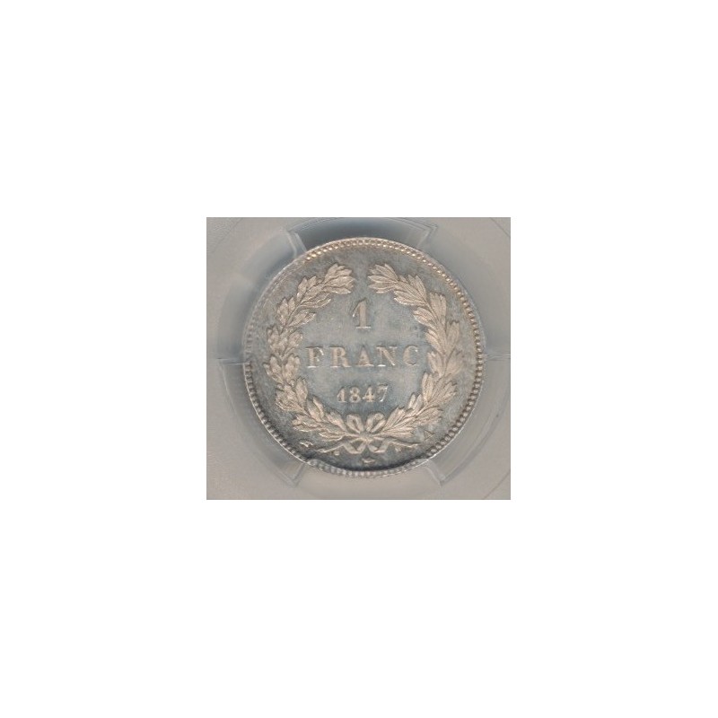 Louis Philippe I - 1 Franc - 1847 A Paris - PCGS MS64 83615794