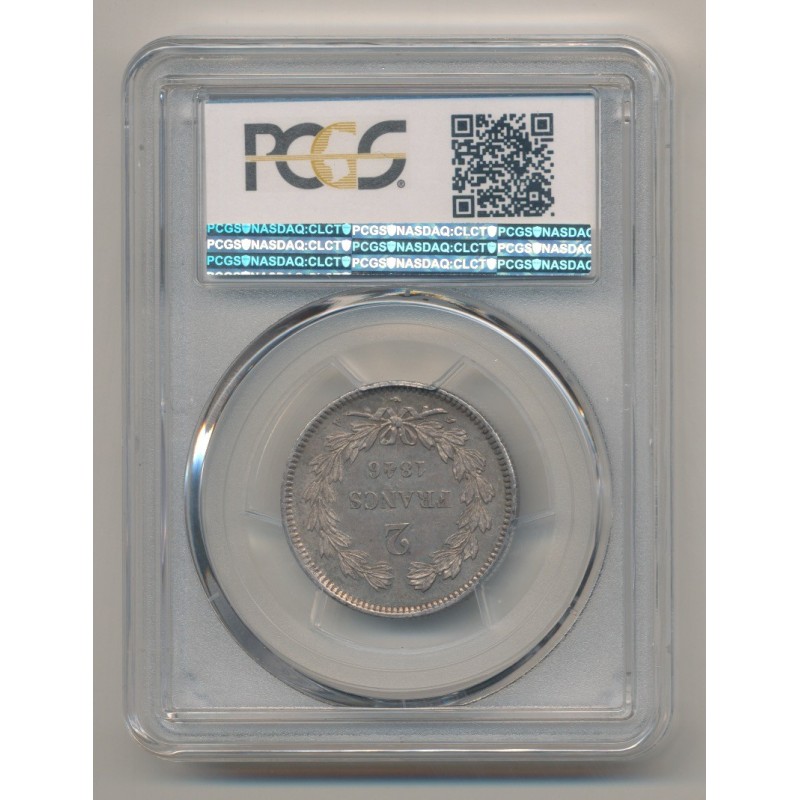 Louis philippe I - 2 Francs - 1846 A Paris - PCGS AU58 83615793