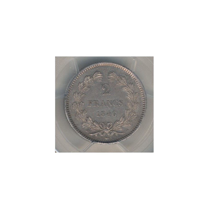 Louis philippe I - 2 Francs - 1846 A Paris - PCGS AU58 83615793