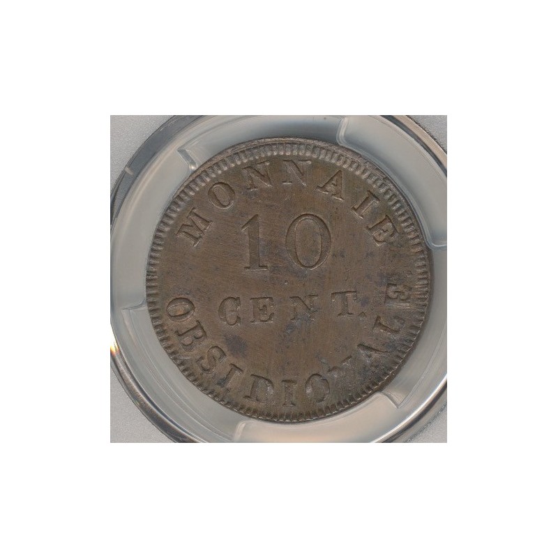 Siège d'Anvers - 10 centimes 1814 R - Louis XVIII - PCGS MS62BN 83644759