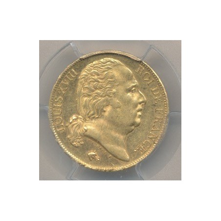 Louis XVIII - 20 Francs Or - 1817 A Paris - Buste nu - PCGS MS62 83649926