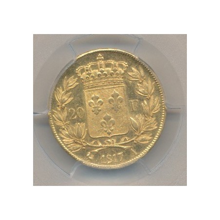 Louis XVIII - 20 Francs Or - 1817 A Paris - Buste nu - PCGS MS62 83649926