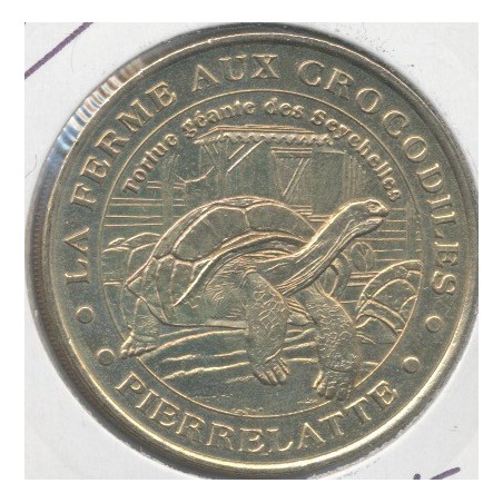 Dept26 - Ferme aux crocodiles - tortue géante 2003B - Pierrelatta