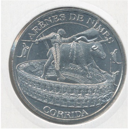 Dept30 - Les arènes N°5 blanche - 2015 - corrida - Nimes
