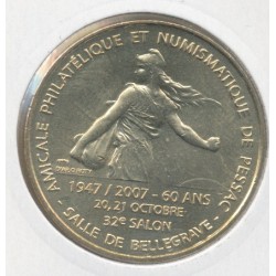 Dept33 - Salon numismatique Pessac N°1 - 2007
