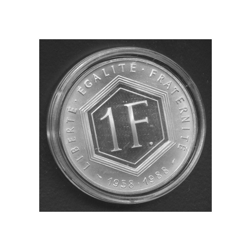 1 Franc De Gaulle 1988