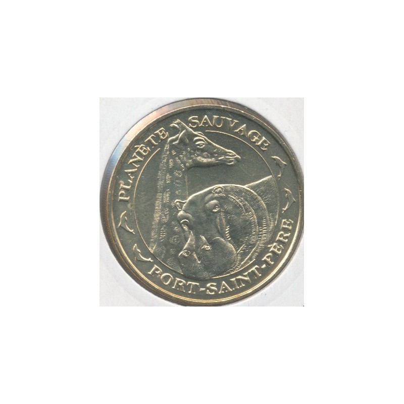 Dept44 - Planète sauvage N°4 - girafe et hippopotame - 2011 - Port st père