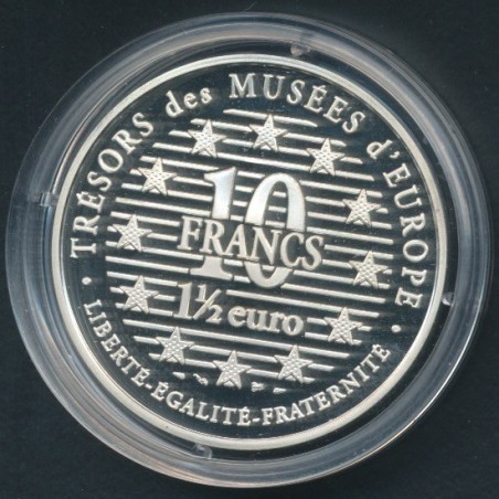 10 Francs - 1,5 Euro Cavalier chinois 1996