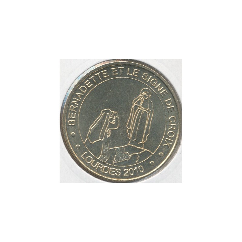 Dept65 - bernadette et le signe de croix - 2010 avec différent - Lourdes