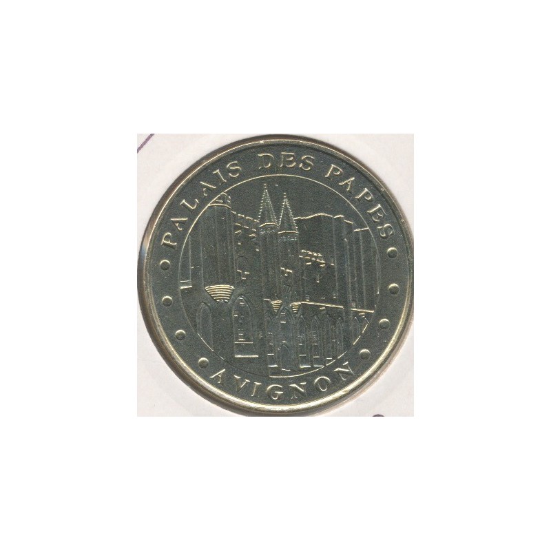 Dept84 - Palais des papes - face cerclée - 2000 - Avignon
