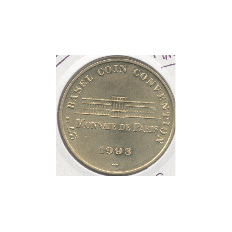 Suisse - Basel coin convention N°1 - uniface - 1998 - Bale