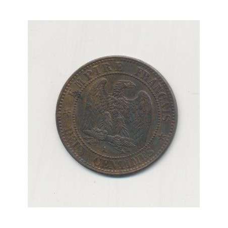 2 centimes Napoléon III - 1862 A Paris - Tête laurée