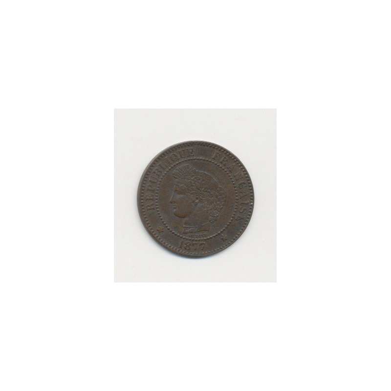 2 centimes Cérès - 1877 A Paris