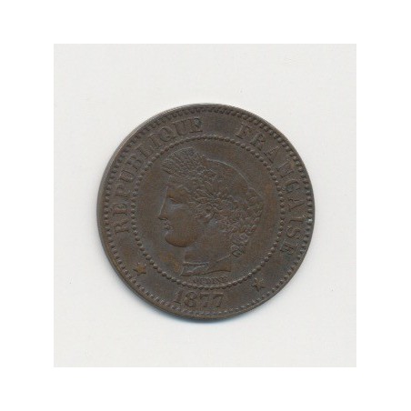 2 centimes Cérès - 1877 A Paris