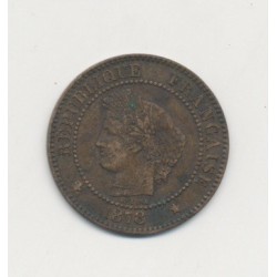 2 centimes Cérès - 1878 A Paris