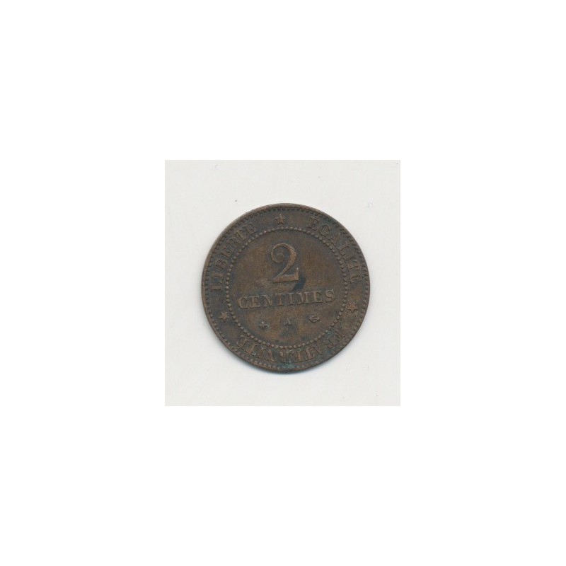 2 centimes Cérès - 1878 A Paris